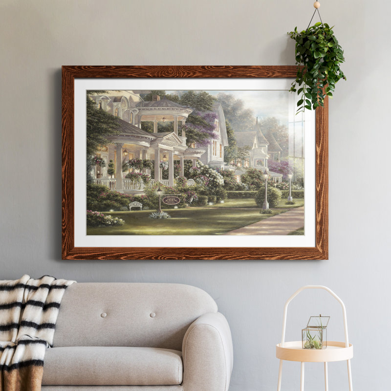 Minns House - peinture encadrée, H 31,5 po x l 23,5 po x P 1,5 po, Érable