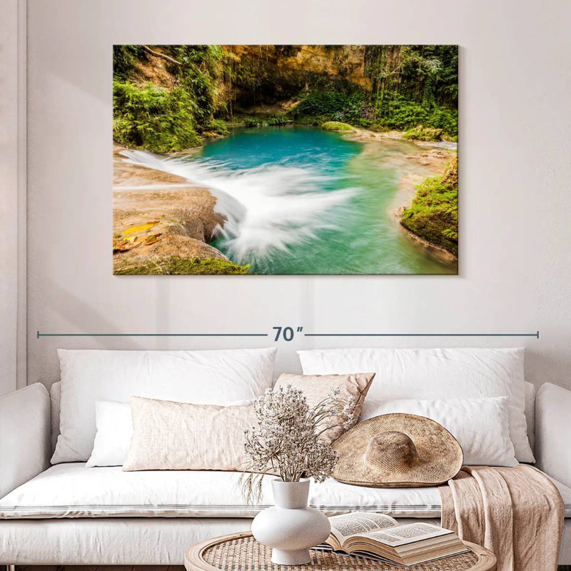 Cascade Alvord Blue Hole, H 32 po x l 48 po