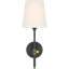 Bryant 15" Cordless Sconce with Linen Shade-971806863