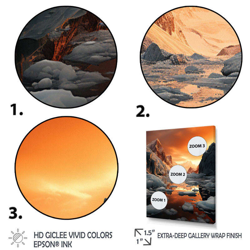 Paysage et nature, art mural sur toile, H 32 po x l 24 po, Toile tendue