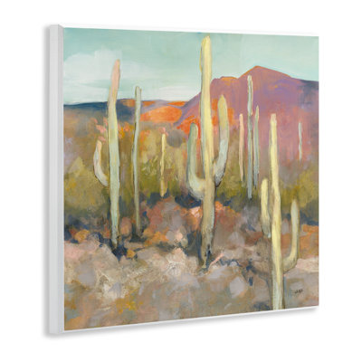 Cactus Plant Desert Landscape Soft So By Julia Purinton 957