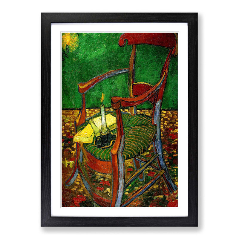Vincent Van Gogh - Single Picture Frame Painting, Black