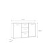Laur 141.2cm W 5 - Drawer Chest of Drawers