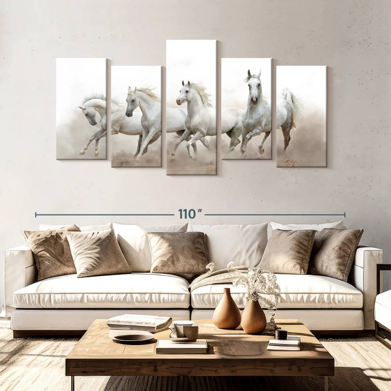 Brampt Arabian Horses, 48" H x 94" W