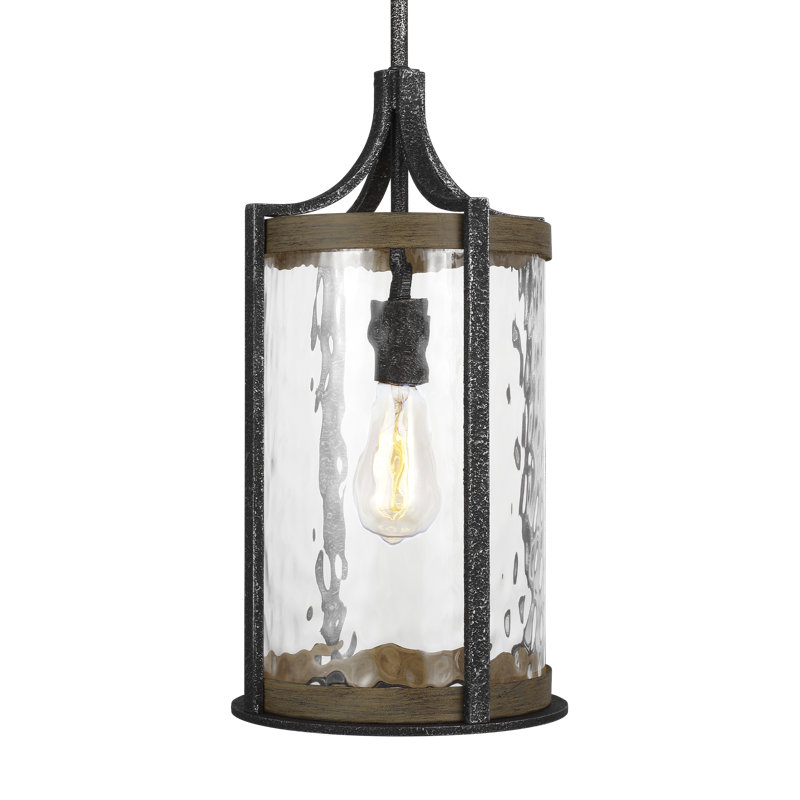 Luminaire suspendu cylindrique 1 lumière Lutz Scot