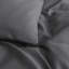 Plain Microfibre Reversible Contemporary Luxury Quilt Duvet Cover with Pillow Cases-1854064327-1854064332