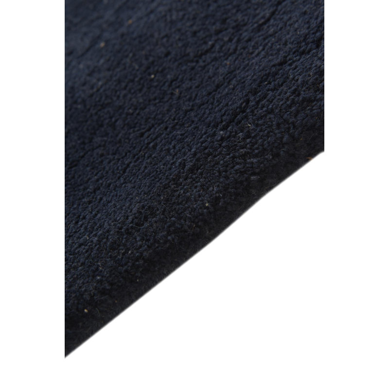 Tapis carré bleu marine Otto