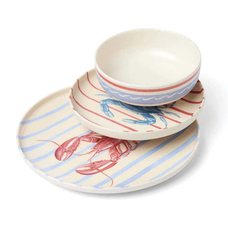 Lenox 24 Seven Melamine, Wharfside 12-Piece Dinnerware Set