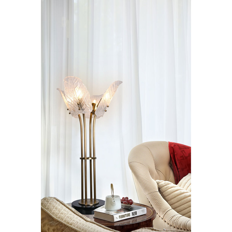 Sapling 29.4'' Black/Gold Table Lamp