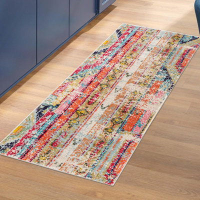 Newburyport Washable Geometric Indoor Rug