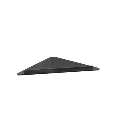 Hudson Corner Metal Shelf - Black