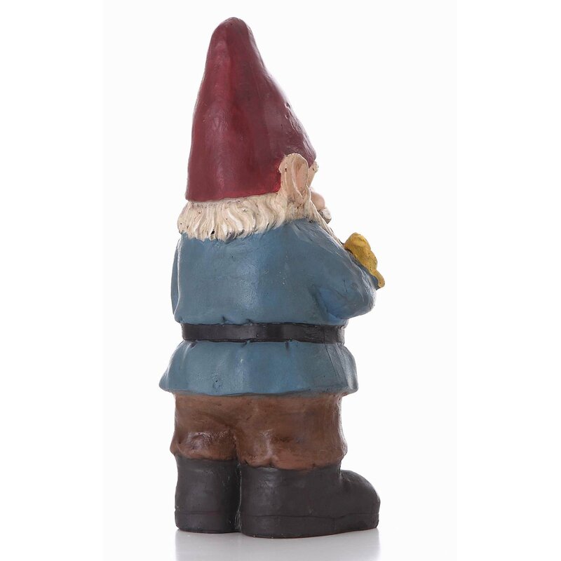 Hi-Line Gift Ltd. Gnome Holding Butterfly Statue & Reviews | Wayfair