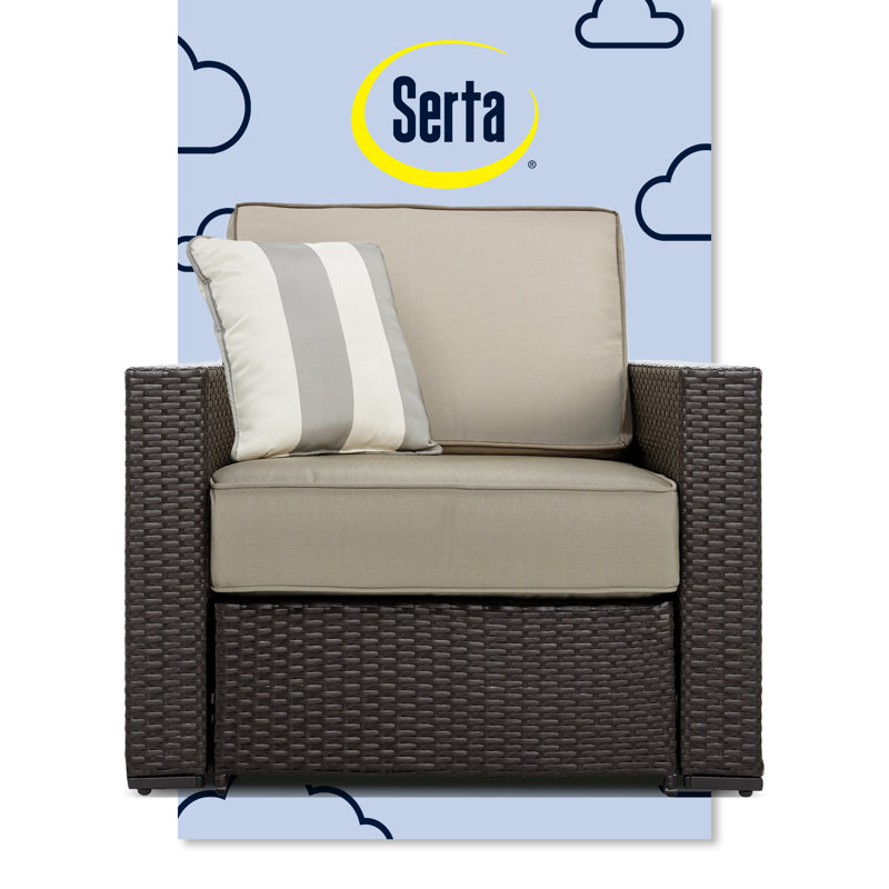 Chaise avec accoudoirs Serta Laguna