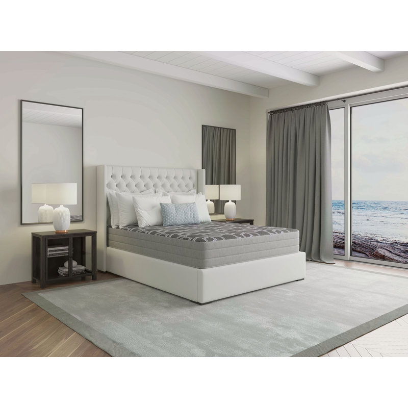 Mousse à plateau lisse, matelas luxueux, ferme, Grand lit