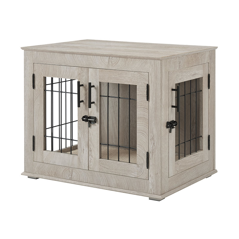 Caisse Audreena, Gris patiné, Petit (H 21 po x l 26 po x P 19 po)