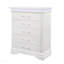 Commode blanche avec DEL-1555498780