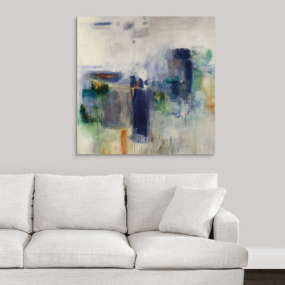 « stacking pierres », peinture sur toile