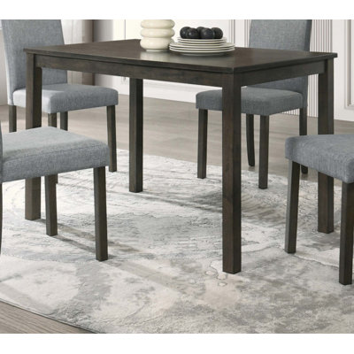 Contemporary 1Pc Rectangular Dining Table Wooden Dining Room Furniture