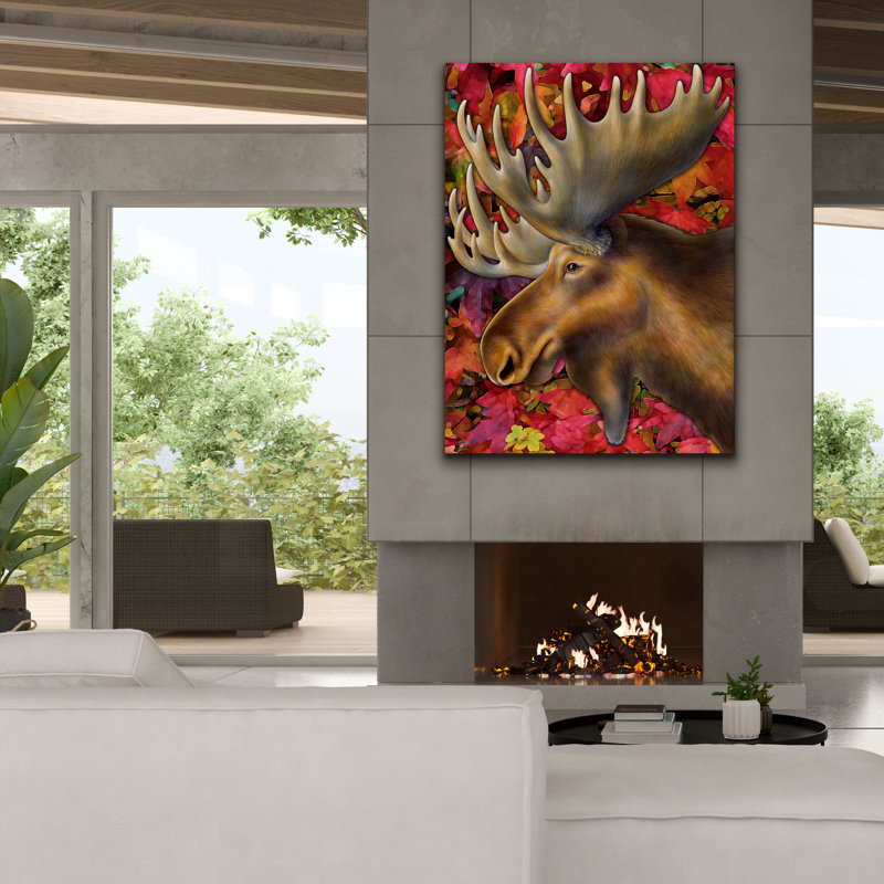  'Moose' by Tim Jeffs Canvas Wall Art, 54" H x 40" W