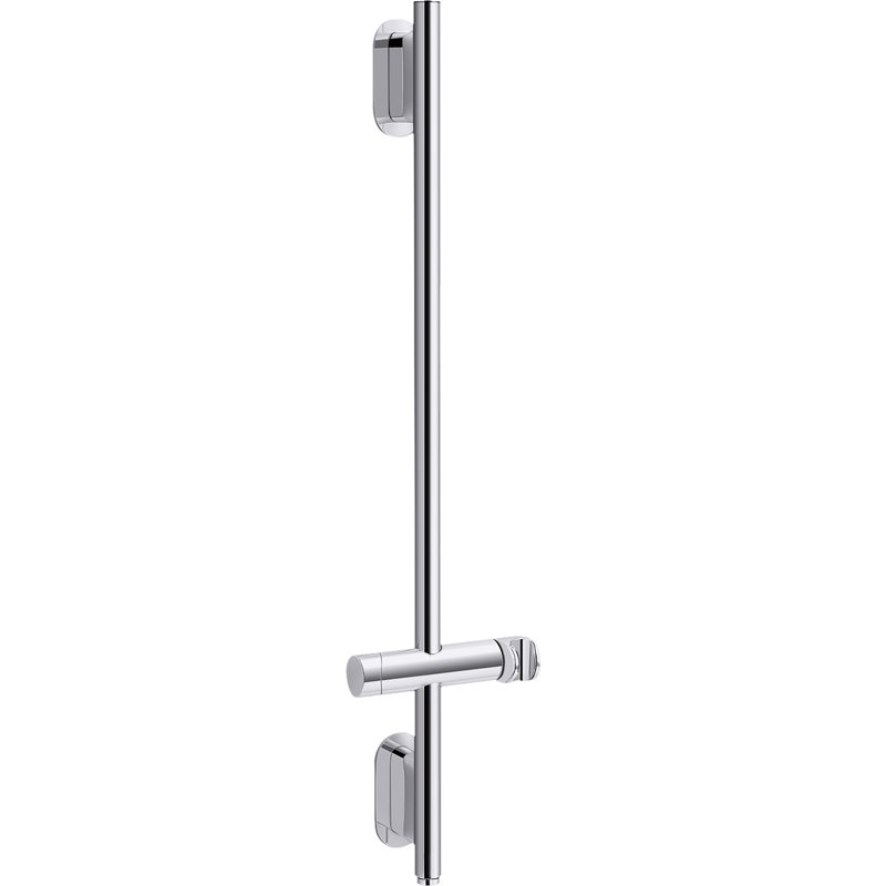 Statement 32" Deluxe Slidebar with Integrated Water Supply For Handshower, Polished Chrome