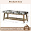 Polyester Upholstered Storage Bench-305538619