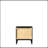 Black Finish Nightstand