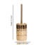 Haylie 6,54 po H Brosse de toilette et support autoportant-946457373