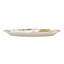 Oval Printed Stoneware Platter With Botanicals