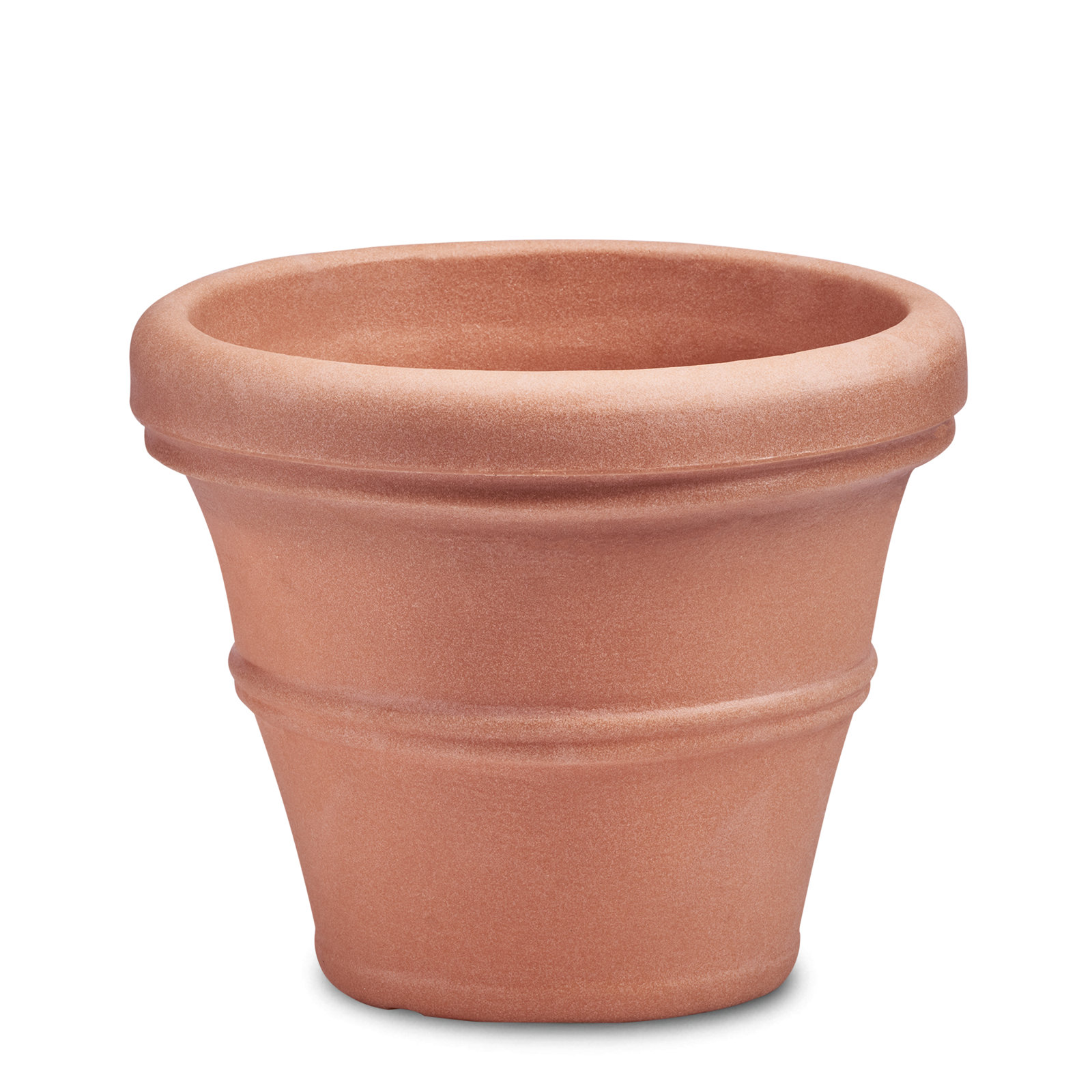 Lanesborough Resin Pot Planter, Weathered Terracotta, 28.75" H x 35" W x 35" D
