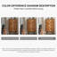 Commode 4 tiroirs 23,62 po Mid-Century