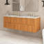 60 po Meuble-lavabo mural avec lavabo