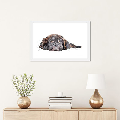 Chien Terre-Neuve imprimé par EdsWatercolours - impression