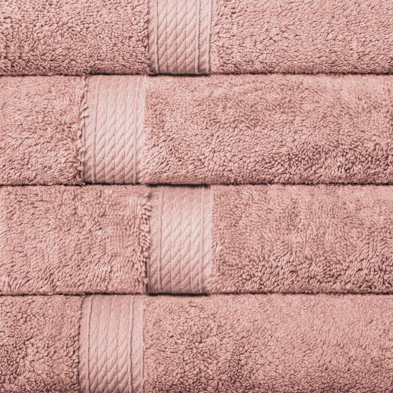 Coton luxueux et hautement absorbant Renata, Mauve estompé