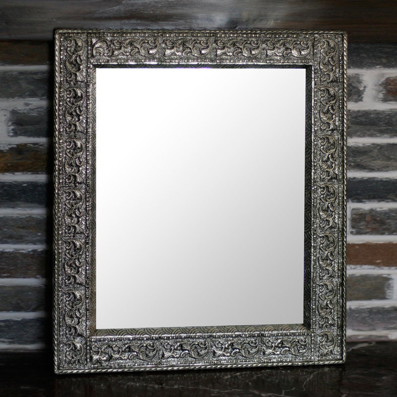 Abney Flat Mirror, 22.5" H x 16.5" W