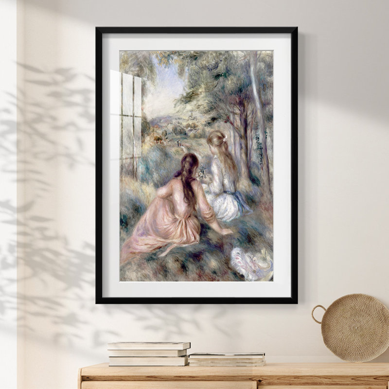 Estes Park - Toile tendue avec châssis, H 28,5 po x l 20,5 po, Noir