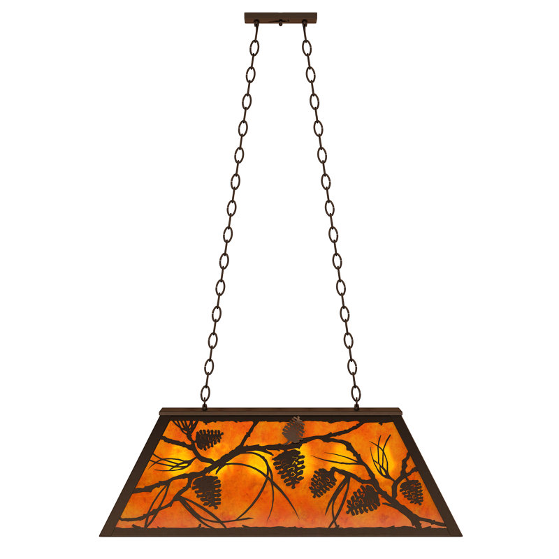 Jacklyn 6 - Light Pendant, Timeless Bronze, Amber
