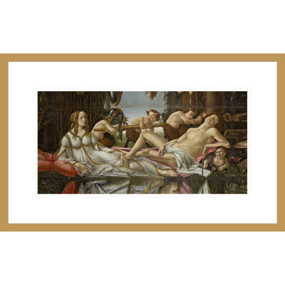 Venus and Mars by Sandro Botticelli - Framed Giclee Print