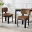 Chaises de salle à manger rembourrées avec pieds en bois Soild Chaises de salle à manger modernes et confortables pour la cuisine, le salon et le restaurant-1173402560-1173402588