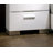 Metal And Wood Nightstand With 2 Drawers-1530814927
