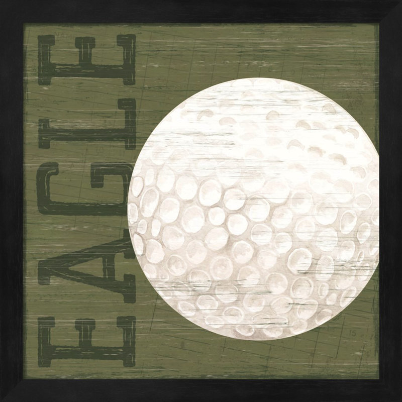 «Golf Days a» par Tara Reed - Ensemble de 2 peintures encadrées