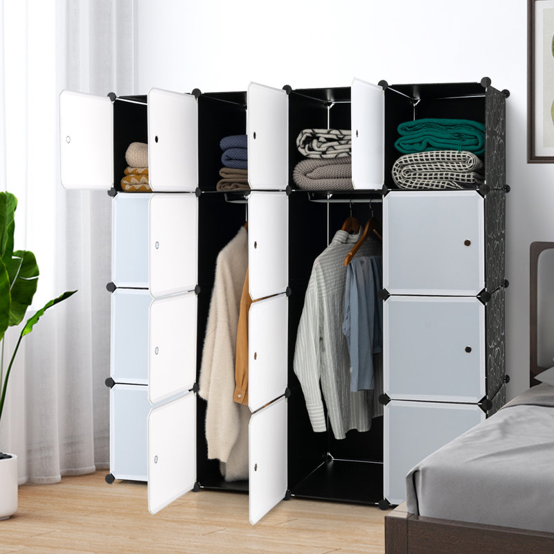 16 Door Plastic Wardrobe