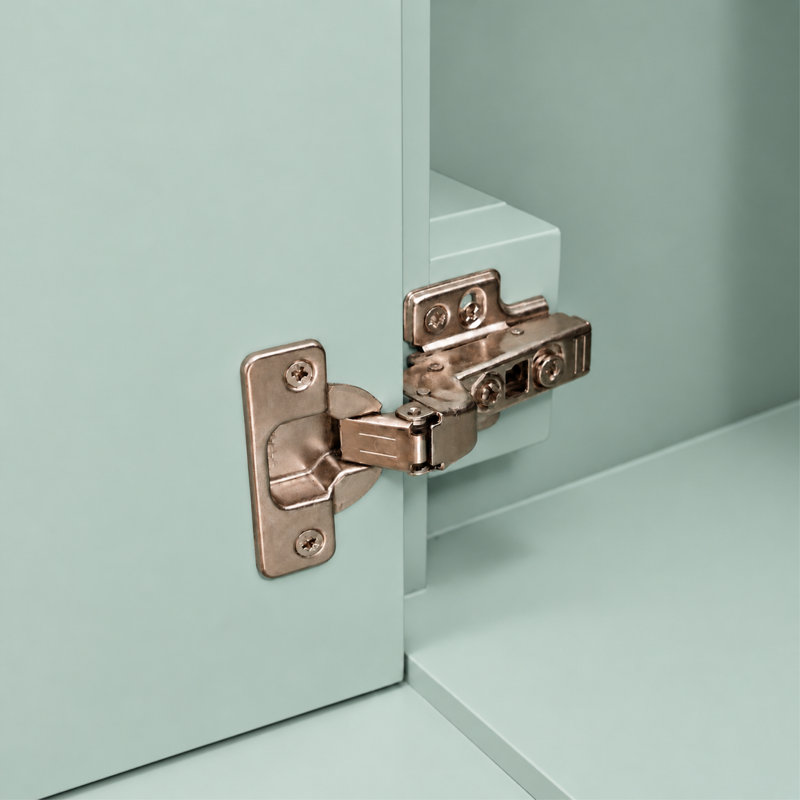 Meuble-lavabo l 60 po x P 21 po Selvaro, Verre de mer, 60, Cristal blanc