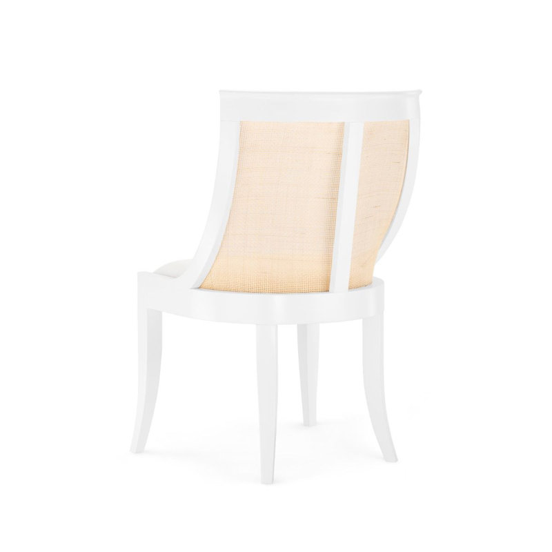 Monaco Solid Wood Dining Chair, White