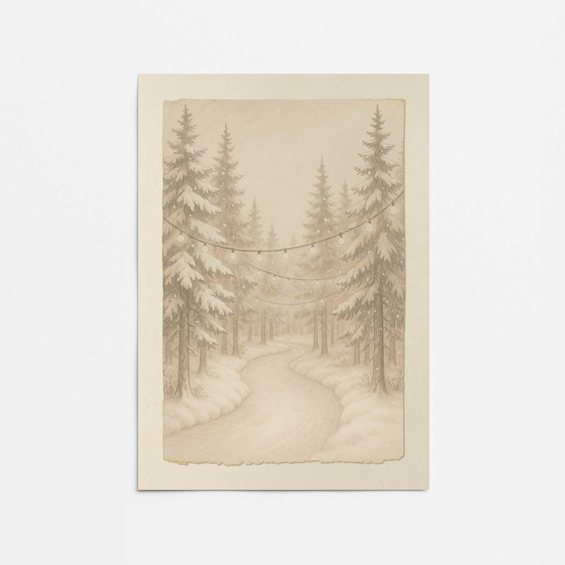 «Twilight Pathway», reproduction d'art, Sans cadre, 11 po x 14 po