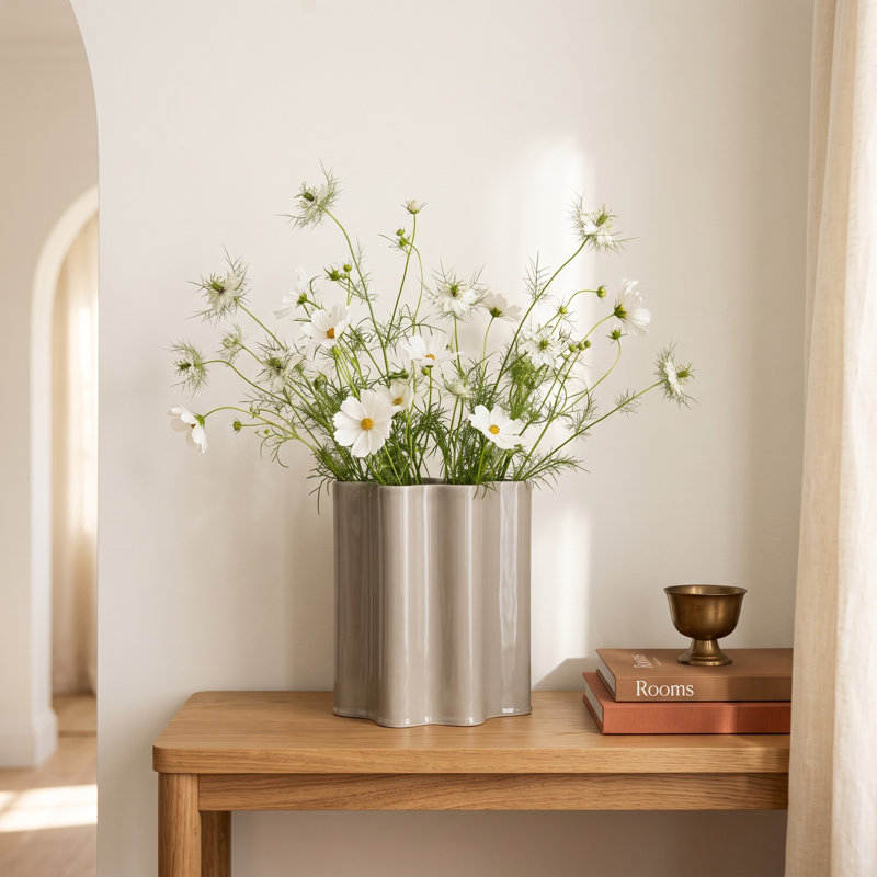 Filter Vase, 11.02" H X 9.8" W X 9.8" D