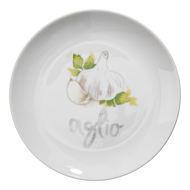19cm Porcelain China Appetiser Plate, Set of 4