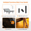 Lit réglable avec matelas hybride de 12 po, massage, télécommande sans fil, contrôle des applications, gravité zéro, éclairage sous le lit, ports USB et de type C des deux côtés-91376034-137528166
