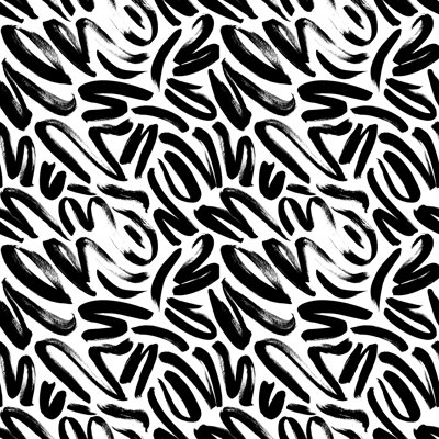 Raytown Swirled Brush Strokes by Asya_mix - Wrapped Canvas Print