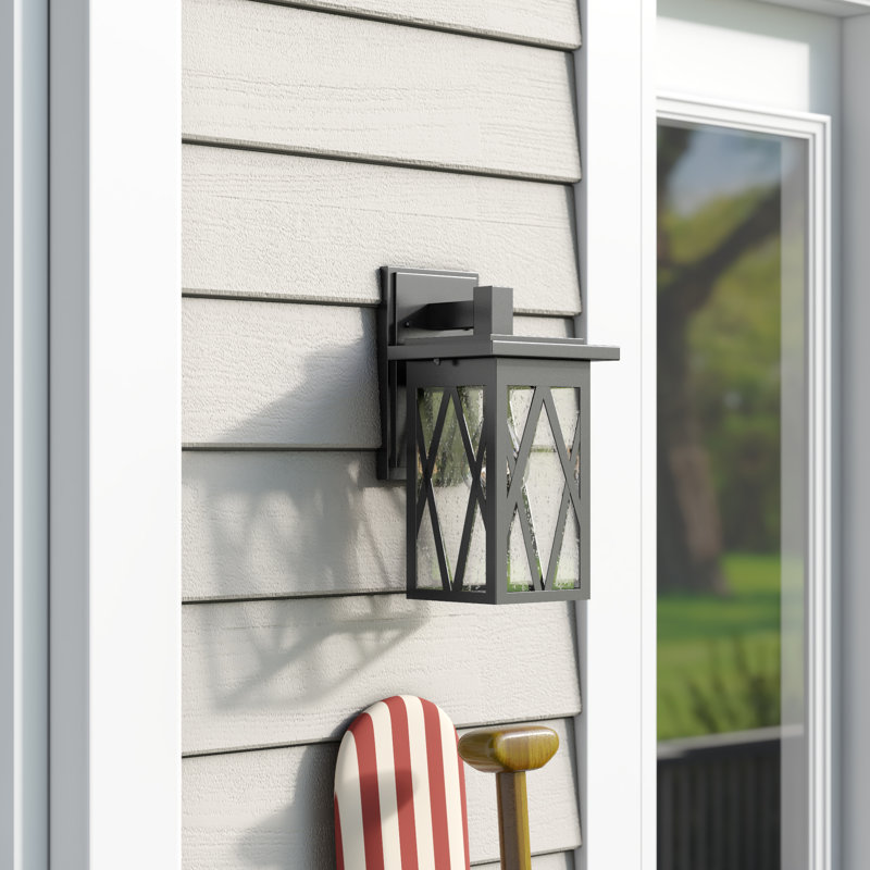 Dunphy Wall Light, 11.5" H x 6" W x 7" D, Textured Black