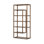 Waylon Solid Wood Geometric Bookcase
